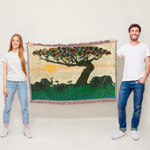 Couverture Les éléphants sur les plans de l'Afrique