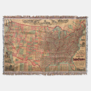 Couverture Les Etats-Unis vintages tracent (1883)