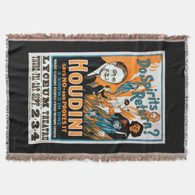 Couverture Les spiritueux retournent-ils ? Houdini dit que le (Devant)