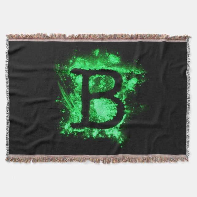 Couverture Lettre B - Alphabet majuscule vert (Devant)