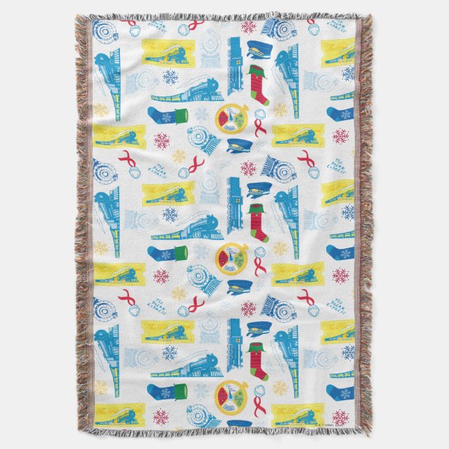 Couverture L'Express polaire | Motif d'icône de Noël (devant Vertical)