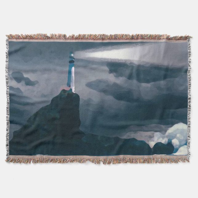 Couverture Lighthouse blue blanket (Devant)