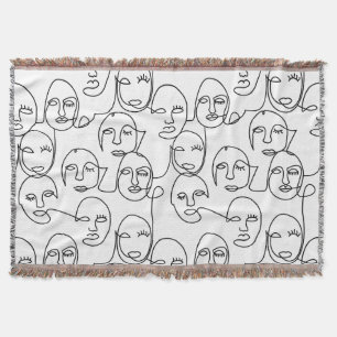 Couverture Lignes Abstraites modernes face à l'art de ligne c
