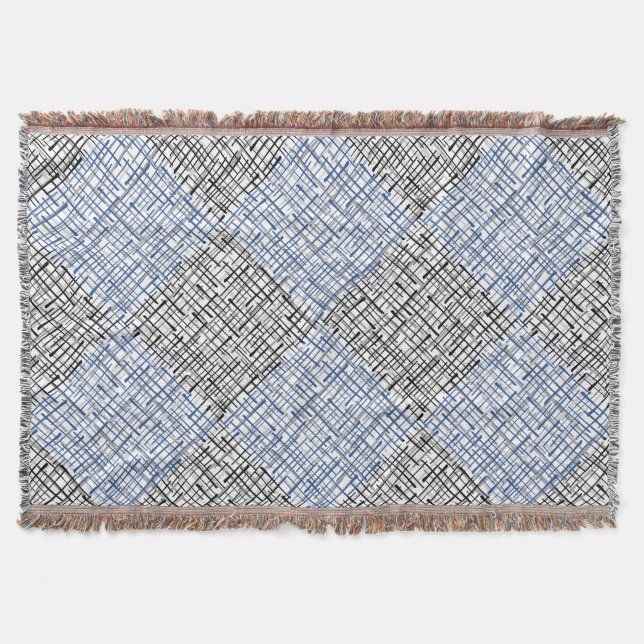 Couverture Lignes motif, style libre (Devant)