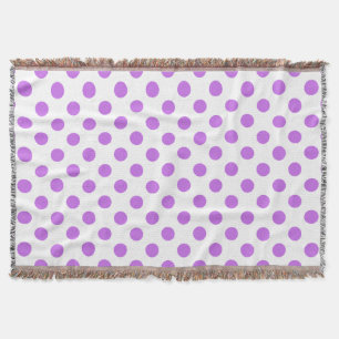 Couverture Lilac et pois blancs