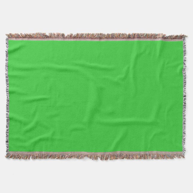 Couverture Lime Vert couleur moderne Correspondant (Devant)