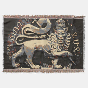 Couverture Lion de conception terreuse de Judah Rasta
