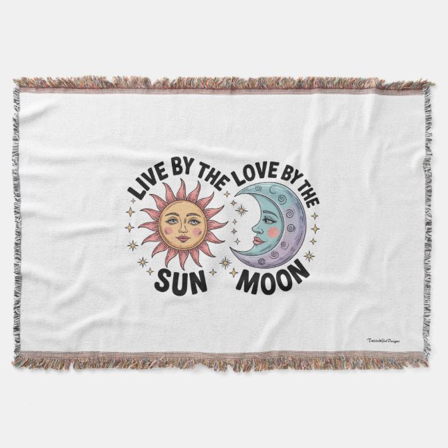 Couverture Live by the Sun Love by the Moon Retro Tote Bag (Devant)