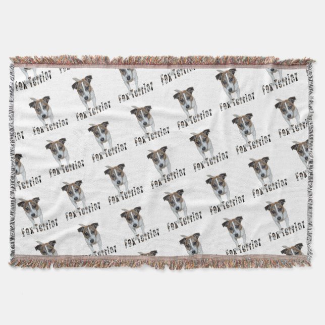 Couverture Logo Fox Terrier Et Fox Terrier, Blanc (Devant)