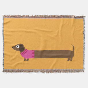 Couverture Longue illustration mignonne de teckel
