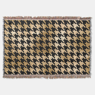 Couverture L'or métallique accroche la dent, motif de mode.