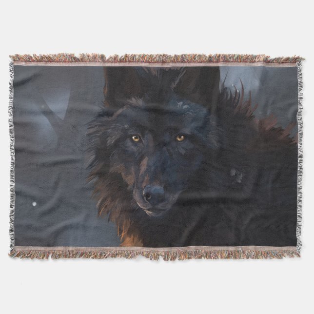 Couverture loup noir (Devant)