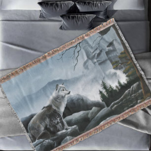 Couverture Loups Mystiques Gardiens du Château Faune Fantasti