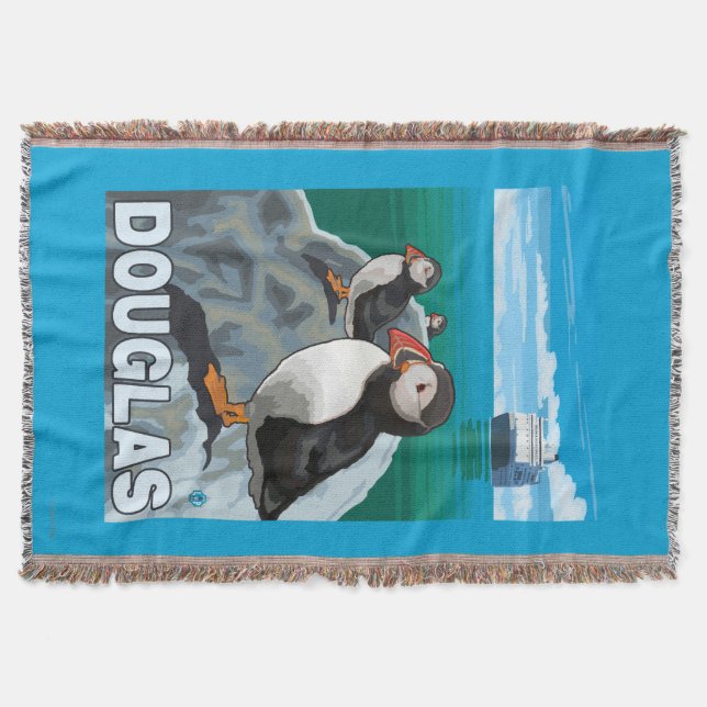 Couverture Macareux et bateau de croisière - Douglas, Alaska (Devant)