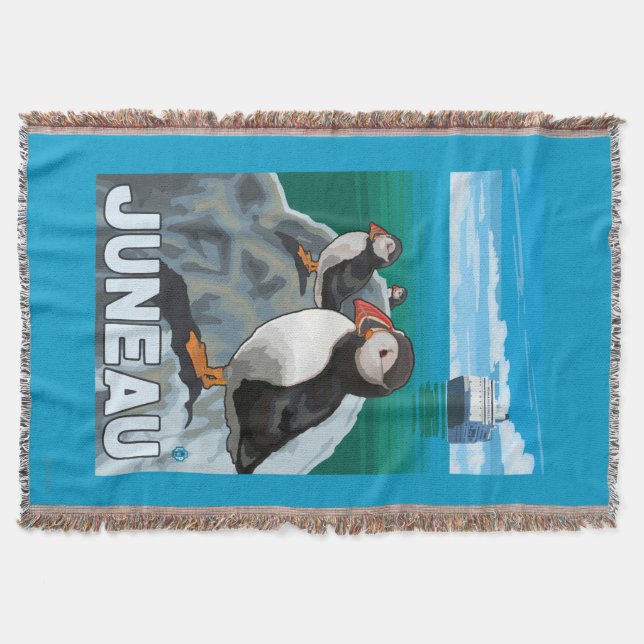 Couverture Macareux et bateau de croisière - Juneau, Alaska (Devant)