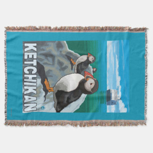 Couverture Macareux et bateau de croisière - Ketchikan,