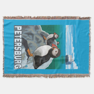 Couverture Macareux et bateau de croisière - Pétersbourg,