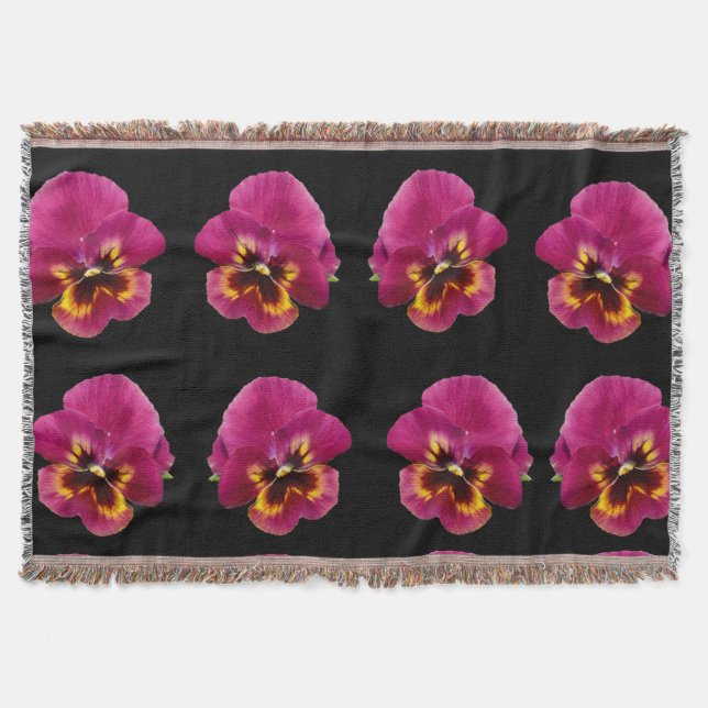 Couverture Magenta Pansies (Devant)