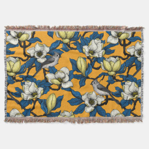 Couverture Magnolia en floraison et oiseau de tireur 3