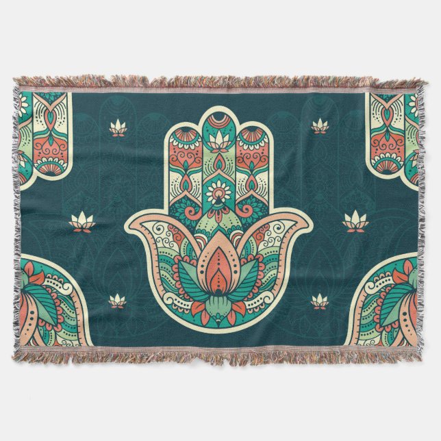 Couverture Main de Hamsa Hamsah juive marocaine (Devant)