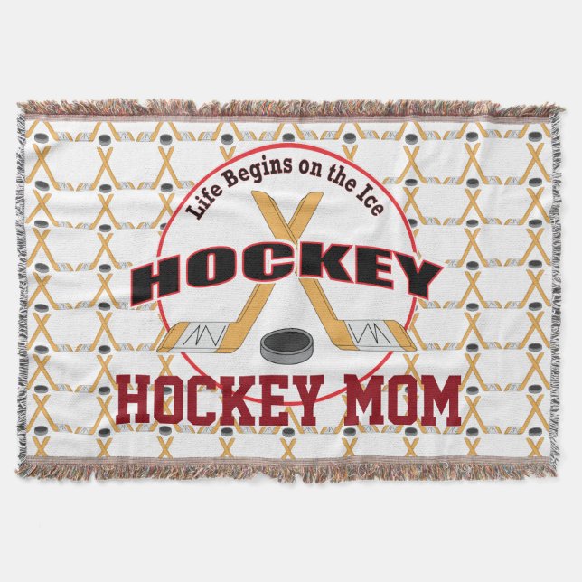 Couverture Maman d'hockey de la vie d'hockey (Devant)