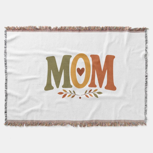 Couverture Maman Feuilles d'Automne Cosy (Devant)