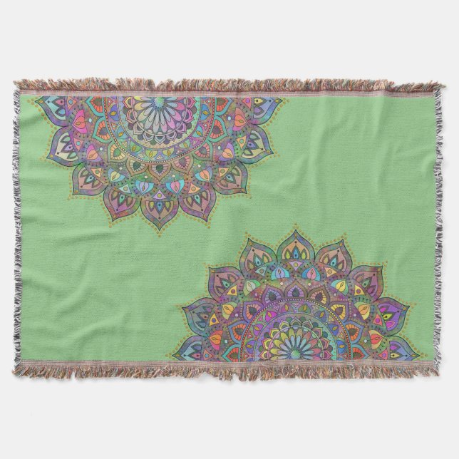 Couverture Mandala Inde Style 1 (Devant)