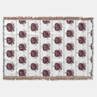 Couverture Manteau rustique de Thanksgiving Citrouille Bourgo