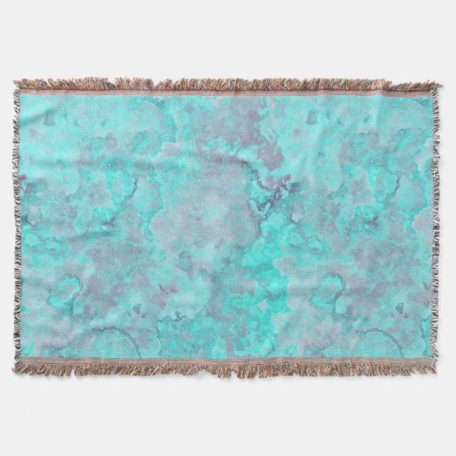 Couverture Marbre turquoise Abstrait (Devant)