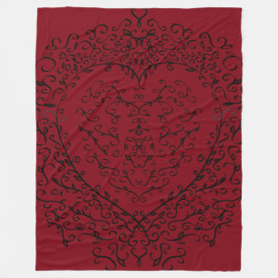 Couverture Mariage gothique du Coeur rouge et noir