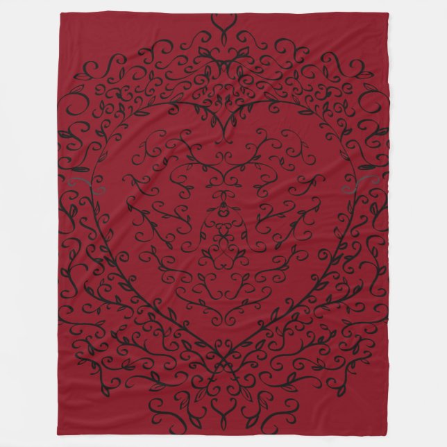 Couverture Mariage gothique du Coeur rouge et noir (Devant)