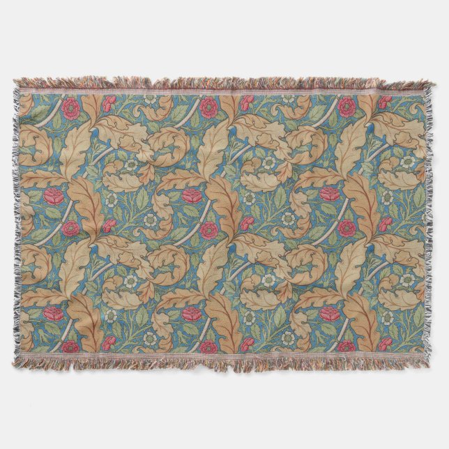 Couverture Marigold florale bleu bronzé en détresse William M (Devant)
