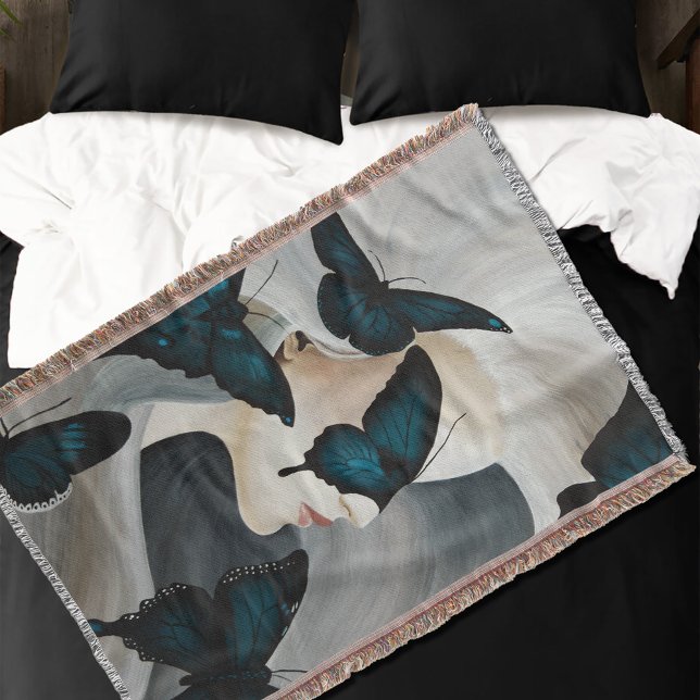 Couverture Mascarade du Papillon Bleu Élégante Fantaisie (Créateur téléchargé)