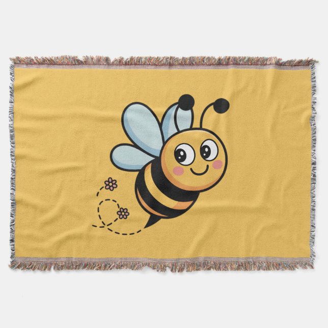 Couverture Mascotte d'abeille conviviale pour enfants avec un (Devant)