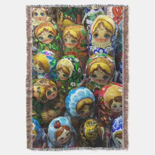 Couverture Matryoshka Poupées Souvenir Kiosque Voyage Photo