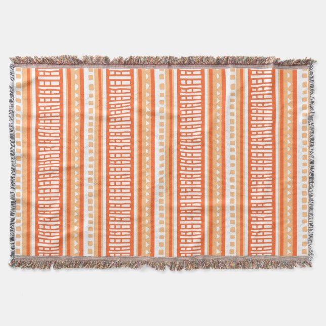 Couverture MAZIPOODLES Motif rayé Tricot Patron 072 B (Devant)