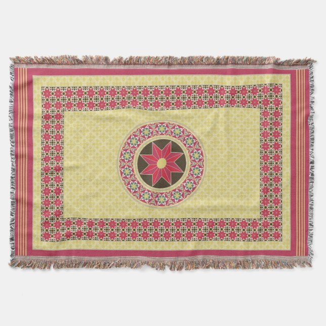 Couverture Medieval Byzantine-Sicilian Style Throw Blanket (Devant)