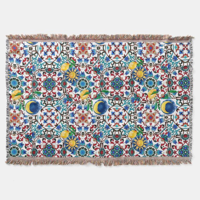 Couverture méditerranéen, marocain, mosaïque, art du citron (Devant)