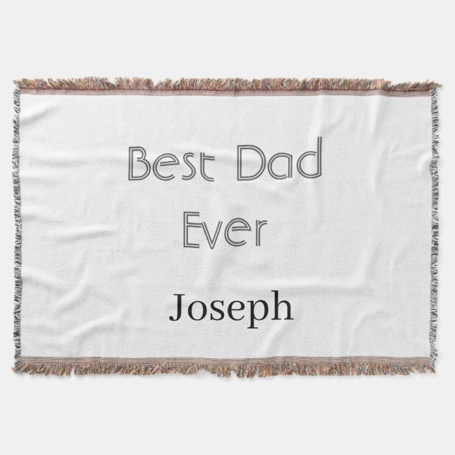 Couverture Meilleur papa de tous les temps nom simple minimal (Devant)