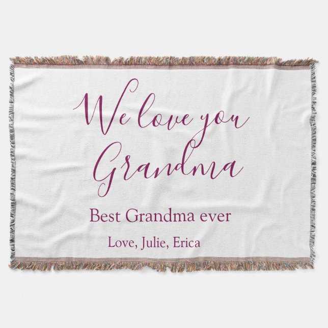 Couverture meilleure grand-mère toujours grands-parents cadea (Devant)