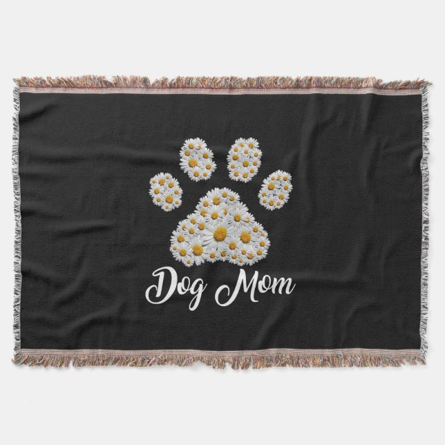 Couverture Mère Art Meilleur Chien Maman Jour d'anniversaire (Devant)