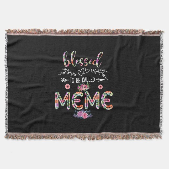 Couverture Mère Béni D'Être Appelée Maman Et Mème Fleur (Devant)