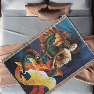 Couverture Mermaid Koi Dragon Imaginaire