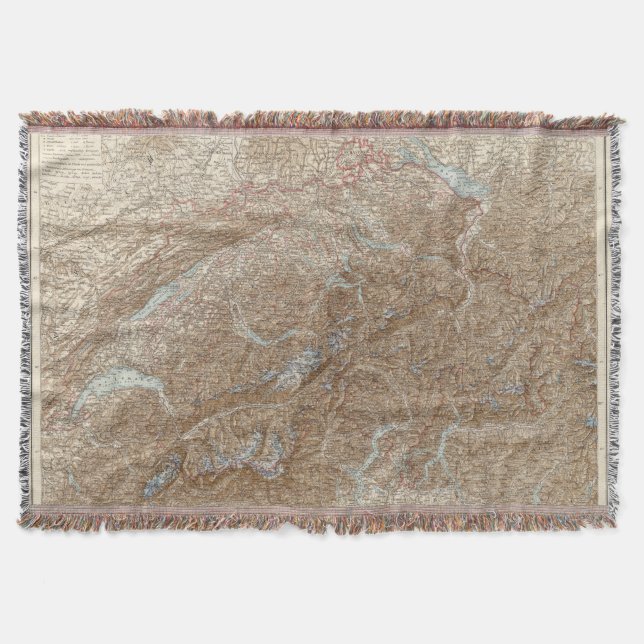 Couverture Meurent Schweiz, carte d'atlas de la Suisse (Devant)