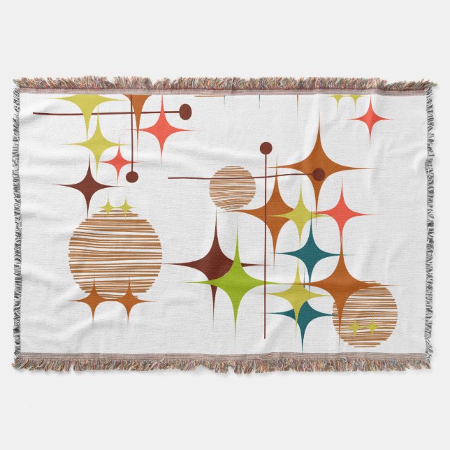 Couverture Mid Century Modern Starbursts and Globes (Devant)