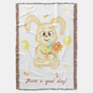 Couverture Mignonne Lapin pour une ambiance positive Poster
