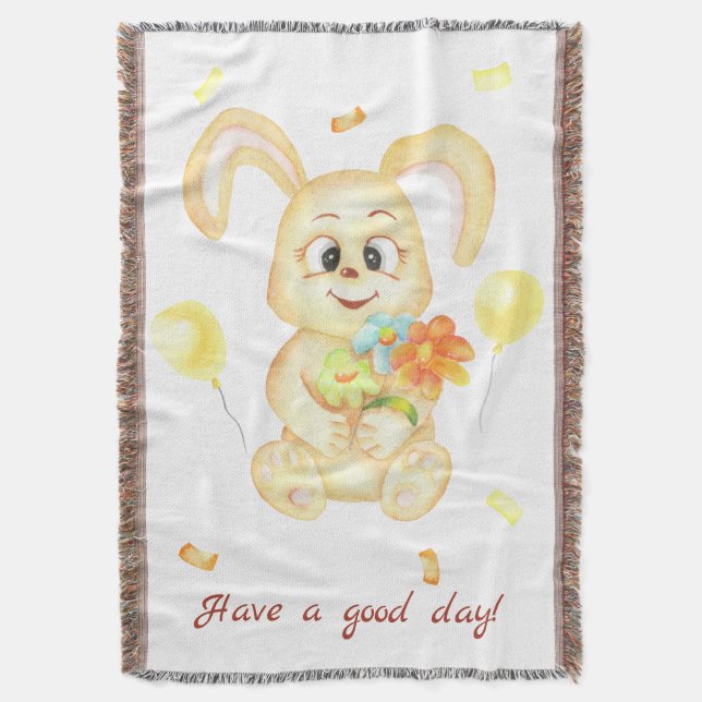 Couverture Mignonne Lapin pour une ambiance positive Poster (devant Vertical)