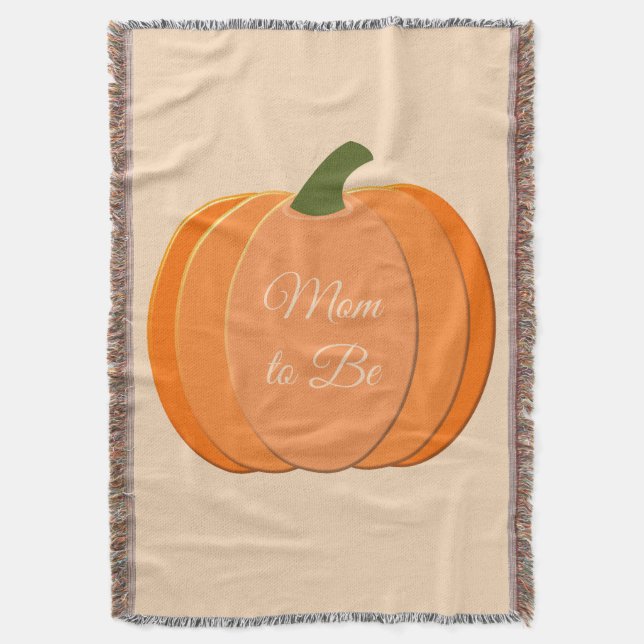Couverture Mignonne Orange Genre Neutre Citrouille Maman pour (devant Vertical)