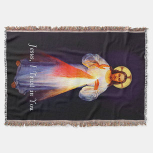 Couverture Miséricorde divine Jésus Jette Blanche