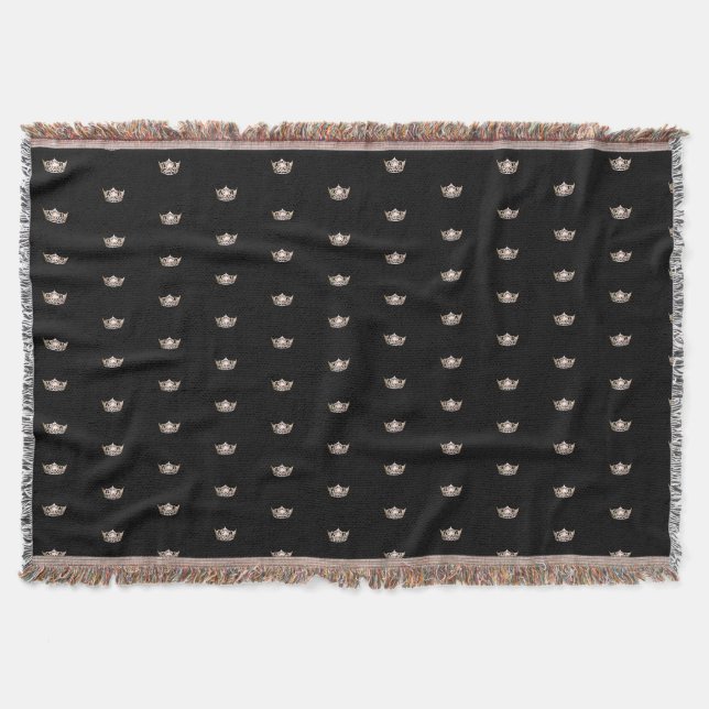 Couverture Miss America Gold Crown Jetez Blanket (Devant)